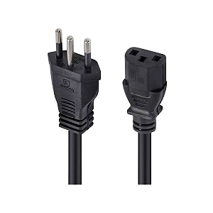 Cabo de Força Pc Pc Macho e Femea 50 cm Antera
