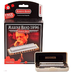 Gaita Harmonica Marine Band 1896/20 - G (Sol) - Hohner