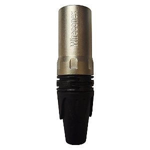 Conector XLR Macho Linha WC 1013 - WIRECONEX