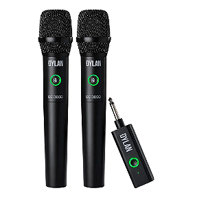 Microfone Sem Fio Duplo Dylan Dc-3000 P10