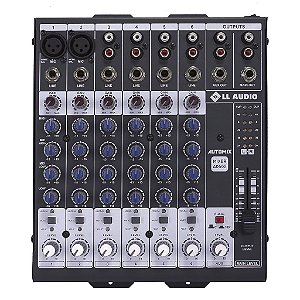 Mesa de Som 6 Canais LL Audio Automix 602 Analógica