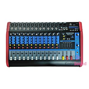 Mesa de Som Amplificada 500W 12 Canais MA 1230X - SOUNDVOICE
