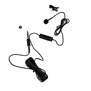 Microfone De Lapela Com Fio YTM-012 - YOGA