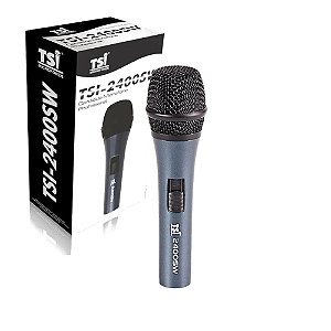 Microfone Profissional Dinâmico 2400 SW - TSI