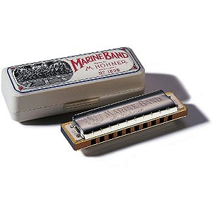Gaita Harmônica Marine Band 1896/20 em C - Dó - Hohner