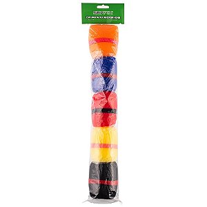Kit 5 Espumas Para Microfone (coloridas) Sk-sp03 - Skypix