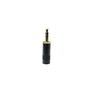 Conector P2 Macho Stereo Cs803 Bk - Custom Sound