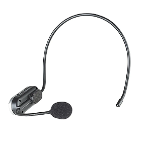 Microfone sem Fio Headset Transmissor e Receptor Controle de volume SK-PRO240 - Skypix