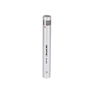 Microfone com Fio Direcional Shotgun Metálico Alongado SK-M88 - Skypix