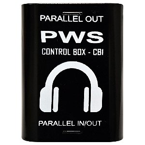 Adaptador para Fone PWS Control Box CB1 XLR P10 P2