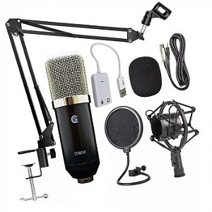 Kit Microfone Profissional Condensador CSMS 6k - CUSTOM SOUND