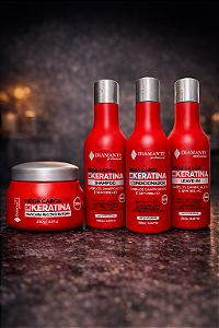 Kit Mega Carga Keratina - Reconstrução capilar