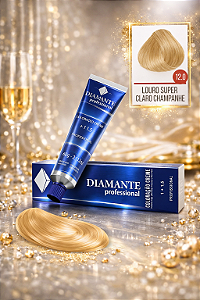 Coloração Diamante 12.1 - Louro Extra Claro Cinza 60 g