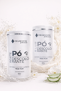 Pó Descolorante WHITE 500g abre 10 tons