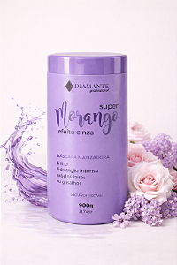 Máscara Super efeito Cinza Morango 900g