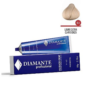 Coloração Diamante 10.1 - Louro Claríssimo Írisê Cinza 60 g