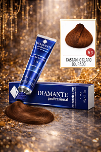 Coloração Diamante 5.3 - Castanho Claro Dourado
