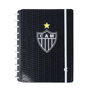 CADERNO INTELIGENTE ATLÉTICO MINEIRO PRETO - GRANDE