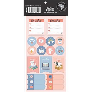 Etiqueta Para Planner Cartões Gigantes - Cats