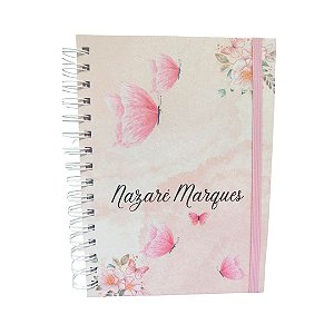 Caderno de agendamento personalizado A5.