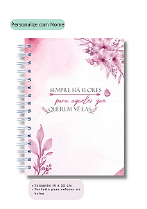 Caderno Personalizado Garden Pink