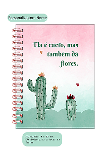 Agenda Cacto Personalizada A5