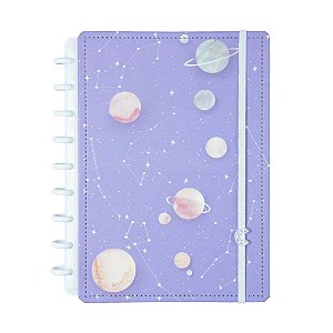 CADERNO INTELIGENTE PURPLE GALAXY BY GOCASE - GRANDE