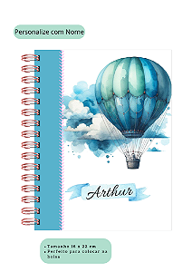 Caderneta de Vacina Personalizada Balão