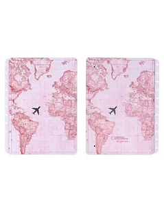 CAPA E CONTRACAPA BY GOCASE MAPA MUNDI ROSA GRANDE