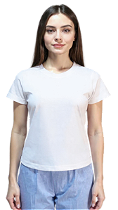 Babylook Feminina Gola Careca