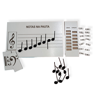 Jogo em MDF: Notas na Pauta