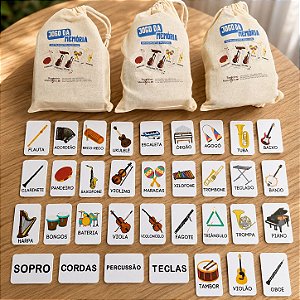 Jogo em MDF: Instrumentos Musicais