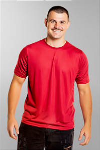 Camiseta Vermelha 100% poliéster