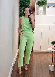 Conjunto verde dobradura Camile