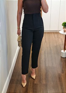 Calça alfaiataria pence preta