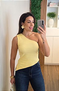 Regata nula manga bico amarela