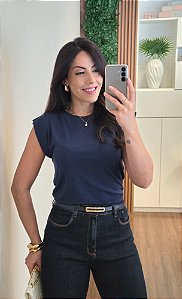 Regata Muscle Tee Marinho