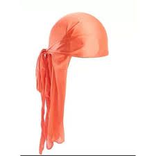 Durag Feminina Laranja Fluorescente