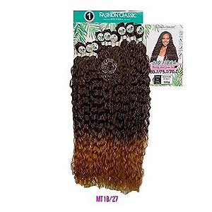 Cabelo Cacheado Bio Fibra Lindona Fashion Classic 70 Cm Cor