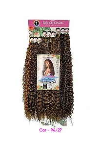 Cabelo Cacheado Bio Fibra Lindona Fashion Classic 70 Cm Cor