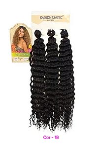 Cabelo bio fibra lindona cor 1 preto