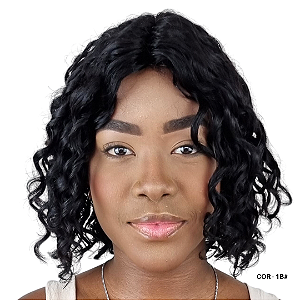 Lace Wig Humana Cacheada Mirena - Beauty Hair (Cor 1B)
