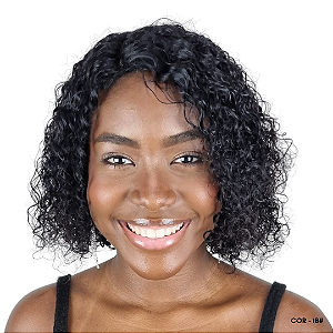 Lace Wig Humana Clara Cacheada - Beauty Hair (Cor 1B)