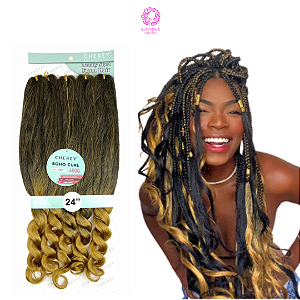 Cabelo Boho Curl French braid 400g - Cherey