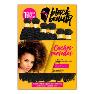 Cabelo Cachos Perfeitos 0A  - Black Beauty  Cor 1B