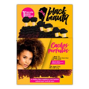 Cabelo Cachos Perfeitos 0A  - Black Beauty Cor TT2 /BUG