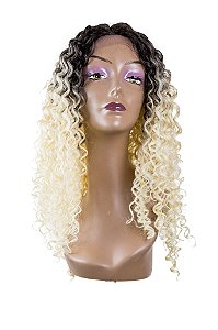 Peruca Lace Wig THALIA SLEEK Cor TT4/613 Ref.: RCG - L107273/3SWK + Grátis um suporte de peruca