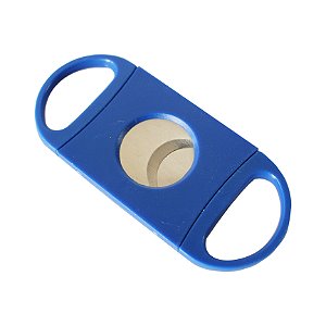 Cortador de Charutos Plástico Lâmina Dupla Basic Nerone Azul Un.
