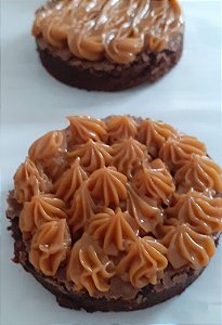 Brownie com Doce de Leite