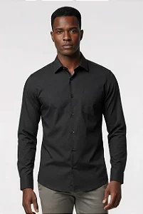 Camisa Lisa Manga Longa